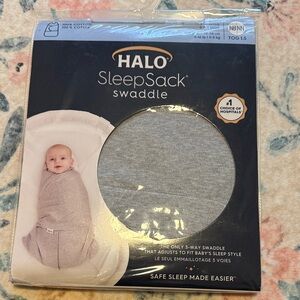 Halo SleepSack Swaddle in Soft Gray